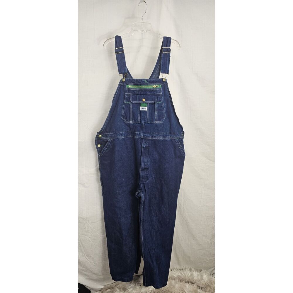 Overalls - Liberty Brand Blue Denim Overalls Workwear Baggy 46x30